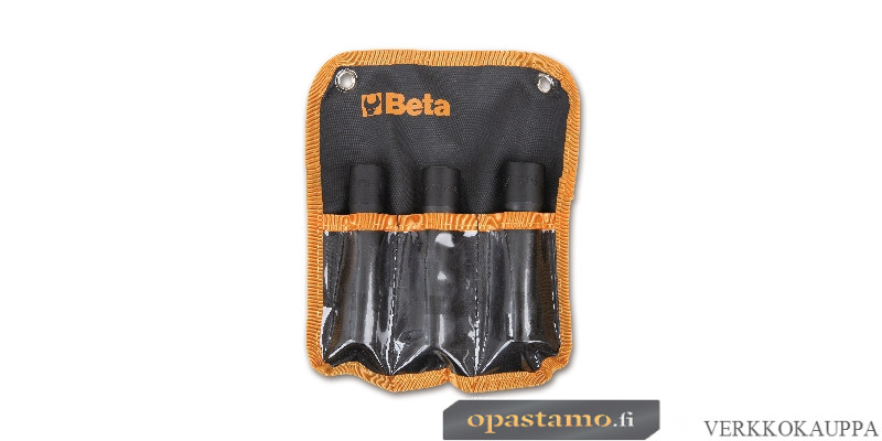 BETA 1428L/B3 vastakierrehylsysarja kannoille 17-19-21mm, pyöristyneen kannan avaamiseen, kara ½”