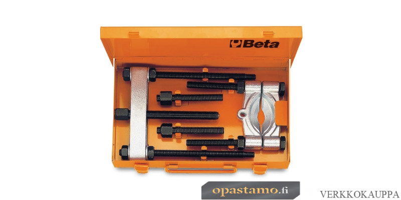BETA 1535/C3 sarja metallisalkussa, ulosvetolevy, ulosvetäjä ja tarvikkeet. 4-osaa. Ulosvetolevyn kita 22÷115mm