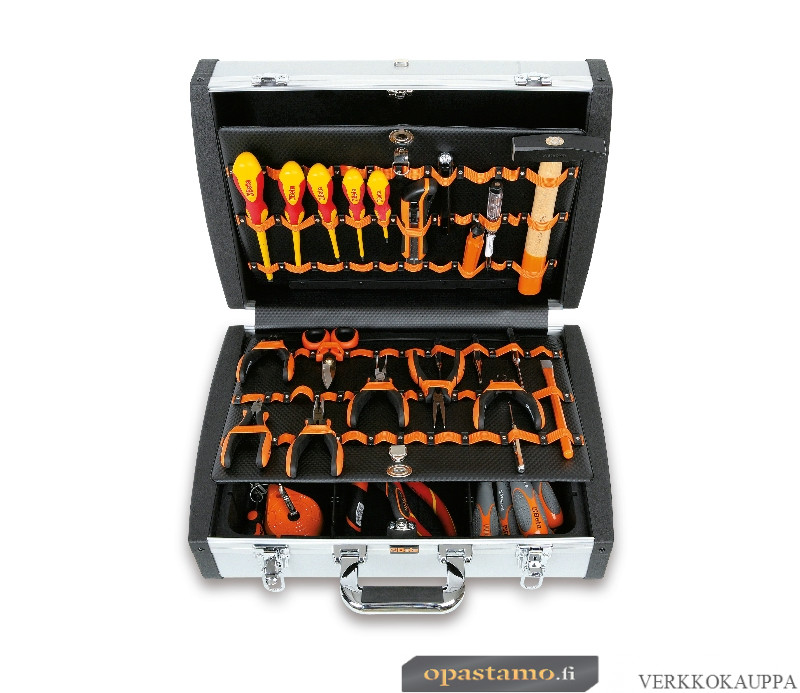 BETA 2033PEL/B Tool cases with assortments of tools for electronic and electrotechnical maintenance.