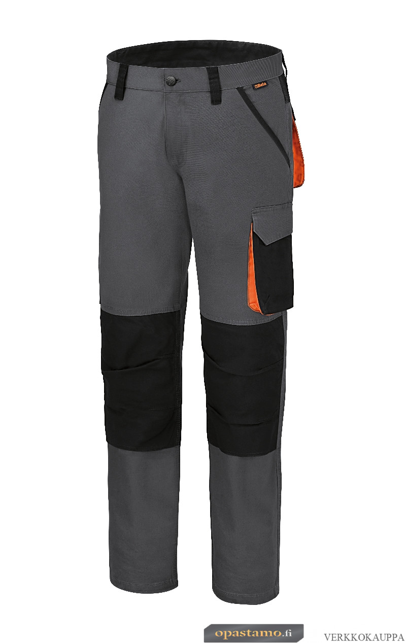 BETA 7930G Work trousers, 100% stretch cotton, 220 g/m2 Slim fit.