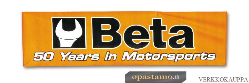 BETA 9559 Banneri logolla, yksipuolinen, koko 3000x800mm