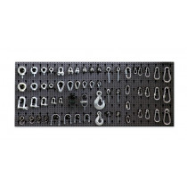 BETA 8600 R/113 Assortment of 1862 wire rope accessories,  with hooks without panel.