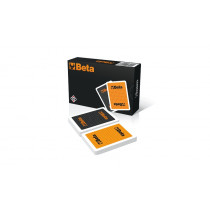 BETA 9526RMN Set of 2 packs of 55 rummy playing cards by Modiano®.
