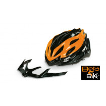 BETA 9539CB L/XL Protective road and mountain bike cycling helmet with detachable chin guard - adjustable sizes.