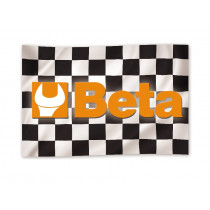 BETA 9590B lippu logolla. Printattu nailon-kankaalle