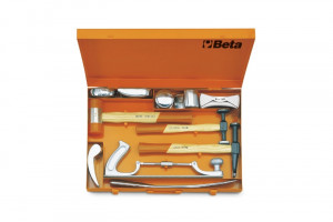 BETA 1369/C11 autopeltisepän työkalut metallisalkussa, 11-osaa