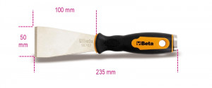 BETA 1479RB/3-FLAT PUTTY KNIFE SCRAPER.