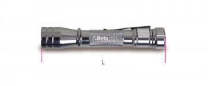 BETA 1835/1 kynävalaisin, anodisoidusta alumiinista valmistettu LED-taskulamppu. Pituus 105mm, 1 kpl AAA