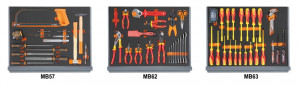 BETA 5935 ET/1MB Työkalulajitelma 95-osaa työkalulaatikostoihin C35 foam paneeleissa