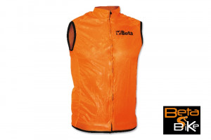 BETA 9542AT XXXL Sleeveless wind stopper jacket, breathable bound fabric, long zip.