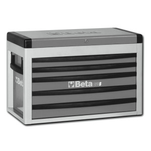 BETA C23S-G siirreltävä työkaluarkku avattavalla kannella ja 5:llä laatikolla