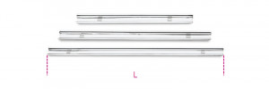 BETA SB3 työkalukisko esimerkiksi hylsyille, pituus 3600mm, ei sisällä pidintä tai karaa