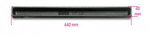 BETA VP-LS lämpömuovattu paneeli 440x40, korkeus 45mm työkaluille vaunuihin C38, C38T ja C04TSS/7