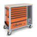 BETA C24SL-CAB/O liikuteltava työkaluluvaunu 7:llä laatikolla ja sivukaapilla, oranssi