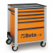 BETA C24S/6-O liikuteltava työkaluvaunu 6:lla laatikolla, oranssi