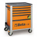 BETA C24SA/6-O liikuteltava työkaluvaunu 6:lla laatikolla, ANTI-TILT, oranssi