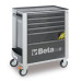 BETA C24SA/6-G liikuteltava työkaluvaunu 6:lla laatikolla, ANTI-TILT, harmaa