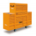 BETA C38C-O liikuteltava työkaluvaunu, yhdistelmässä 25 laatikkoa, oranssi